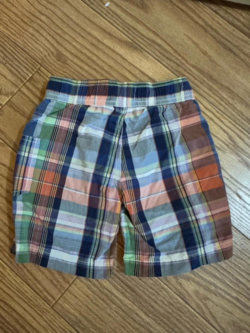 Ralph Lauren Polo Boys Madras plaid Swimtrunks  Size 4T